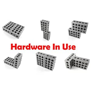 Taytools Pair Hardened Steel 123 Blocks and Attachment Hardware Kit