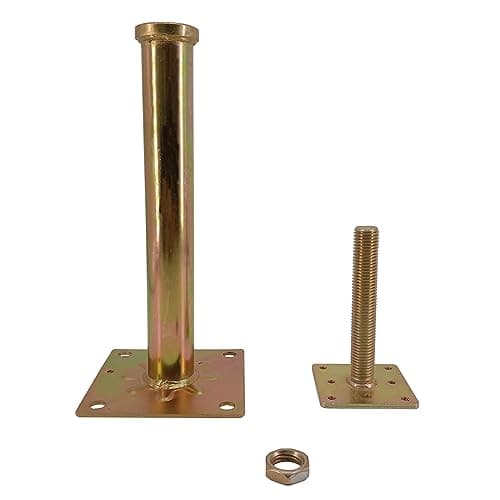 6 PCS House Floor Jacks Post Pole for Leveling, 11" - 16" Height Range, 6 ton Min and Max Height Capacity, Galvanized, 6 Pack