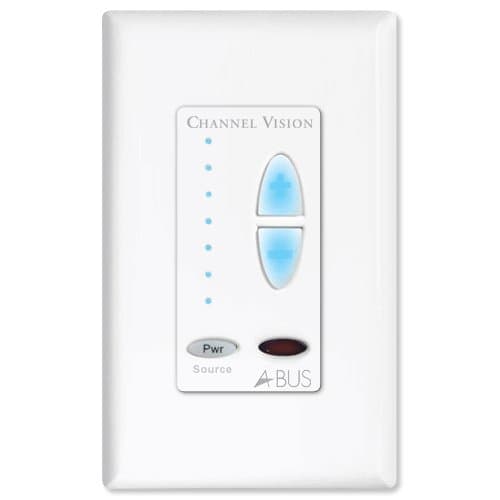 A-BUS 1-Source Amplified Keypad, White (AB-135W)