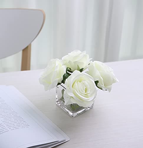 Flower Rose with vase for Home