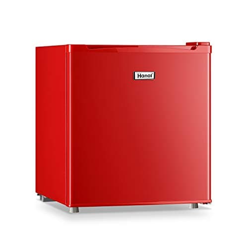 WANAI Compact Refrigerator 1.7 Cubic Ft Classic Retro Refrigerator Single Door Mini Fridge Suitable for Dorm Garage and Office