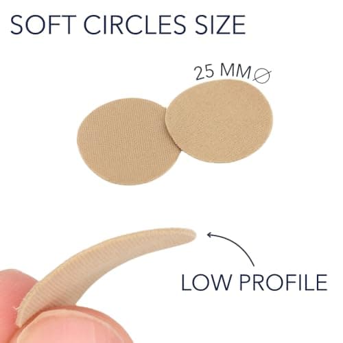 URSA Soft Circles: Reusable Soft Covers That Provide a Shield Against the Wind and Camouflage for Lavalier Mics. (15x Soft Circles + 30x Stickies, MultiPack)