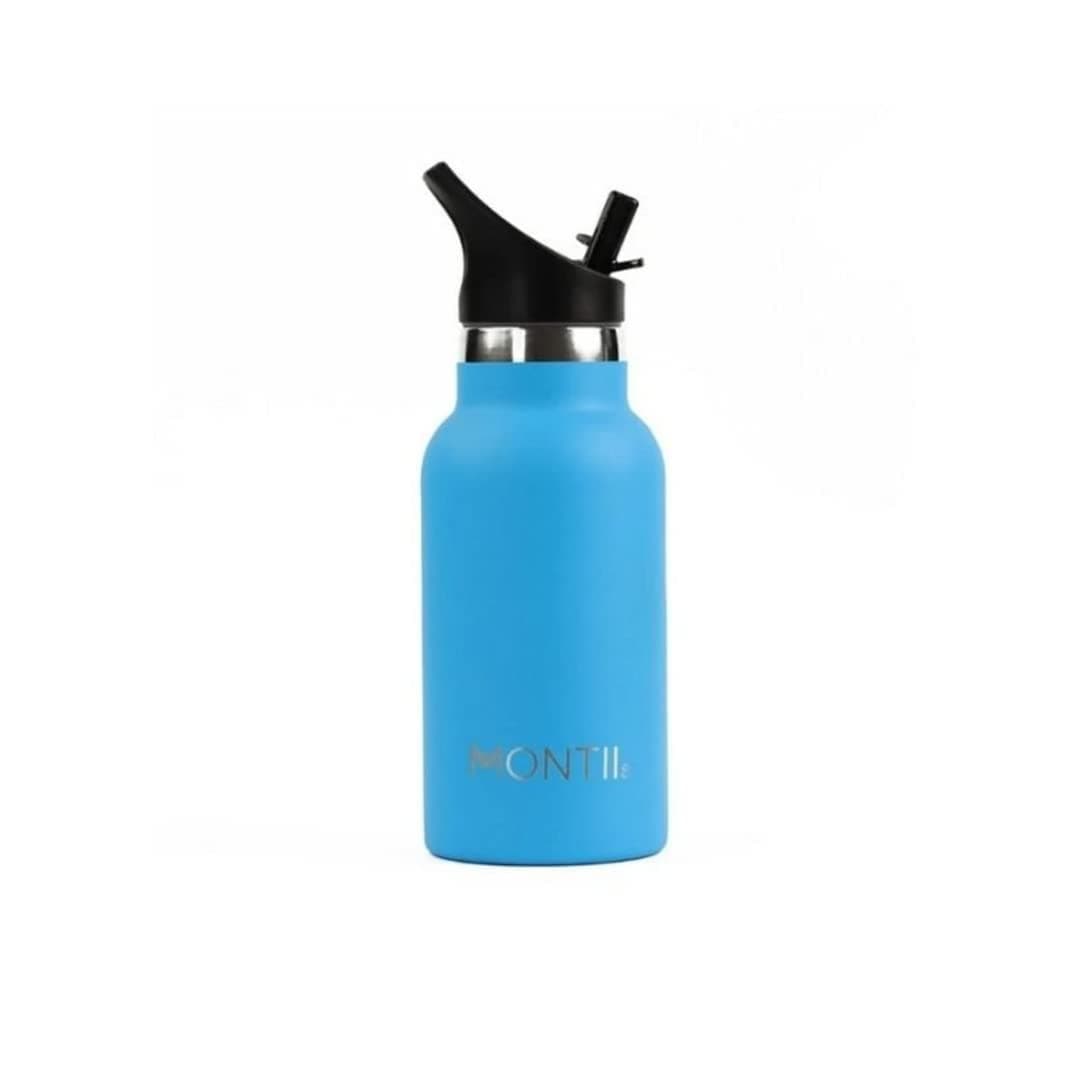 MontiiCo Mini Drink Bottle (350ml) - Bright Blue