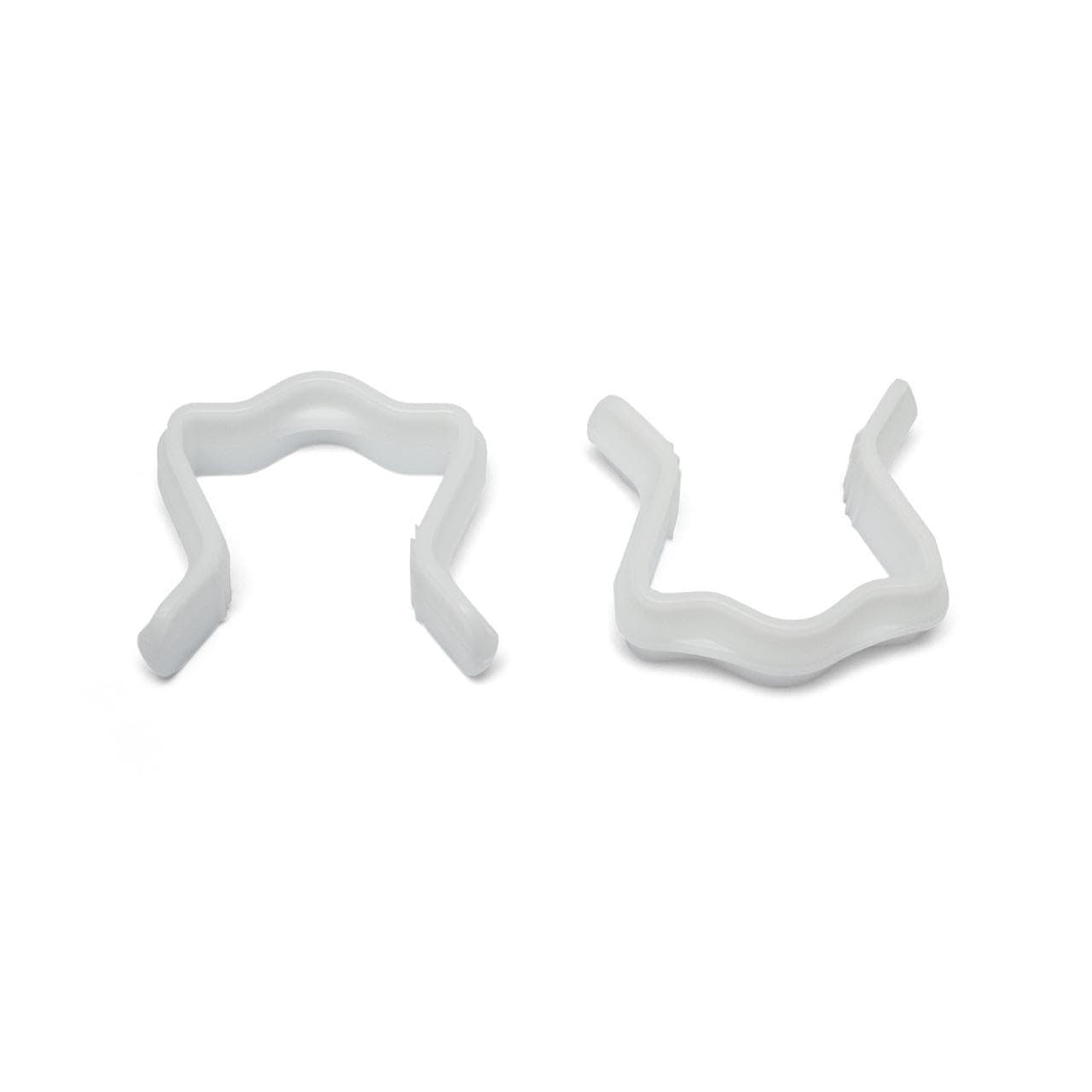 Husseinbolt Premium Plastic U Clips for Joining Divan and Ottoman Bed Bases - Secure and Durable, made with high density polyethylene (Pack of 4 U Clips)
