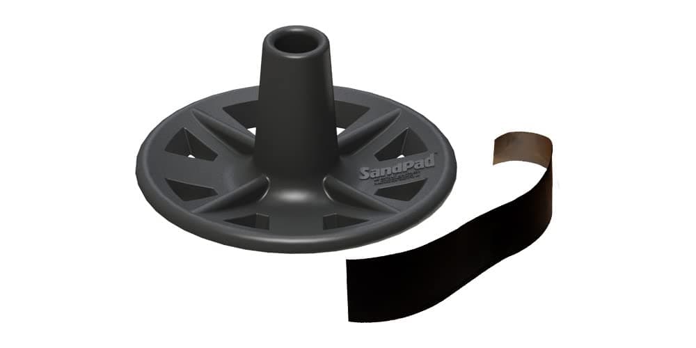 EZ-Walk/SandPad LandPad All Terrain Stabilizer Cane Tips (Single Pack) Made in The USA