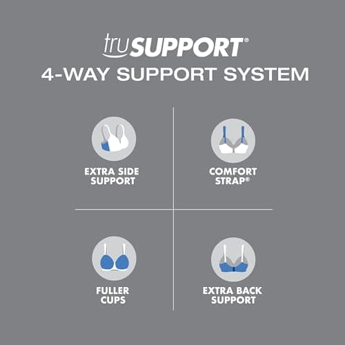 Playtex Women's 18 Hour Seamless Smoothing Full Coverage Bra, Cool Comfort Wireless, Wire-Free, US4049, 1 Pack - Nude, 38D