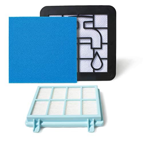 Filter Set Complete for Philips Vacuum Cleaners PowerPro Compact + Marathon Compact Like FC8010/01