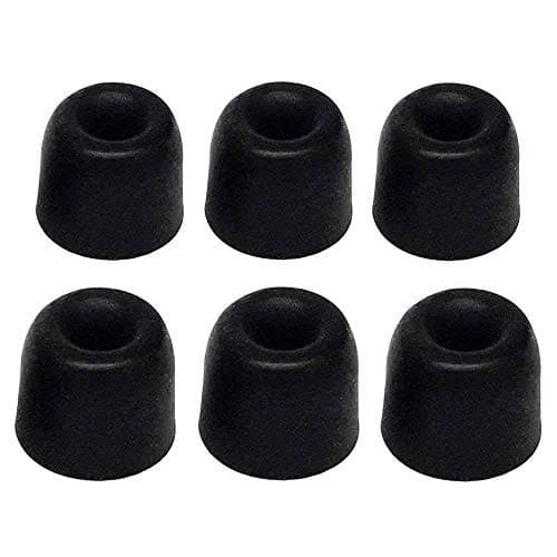 3-Pair RocketBus T-400 Replacement Isolation Noise Cancelling Soft Memory Foam Medium Earphone Noise Reducing Earbud Tips for Audio-Technica Bose QuietComfort 20 Denon JVC RHA, SoundMAGIC Headphones