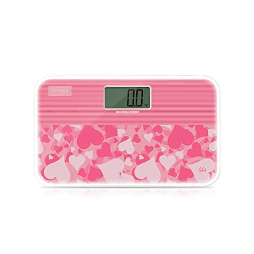 YESHM Mini Travel Bathroom Scale With Step-on Technology 330lb YHB1415-WH3