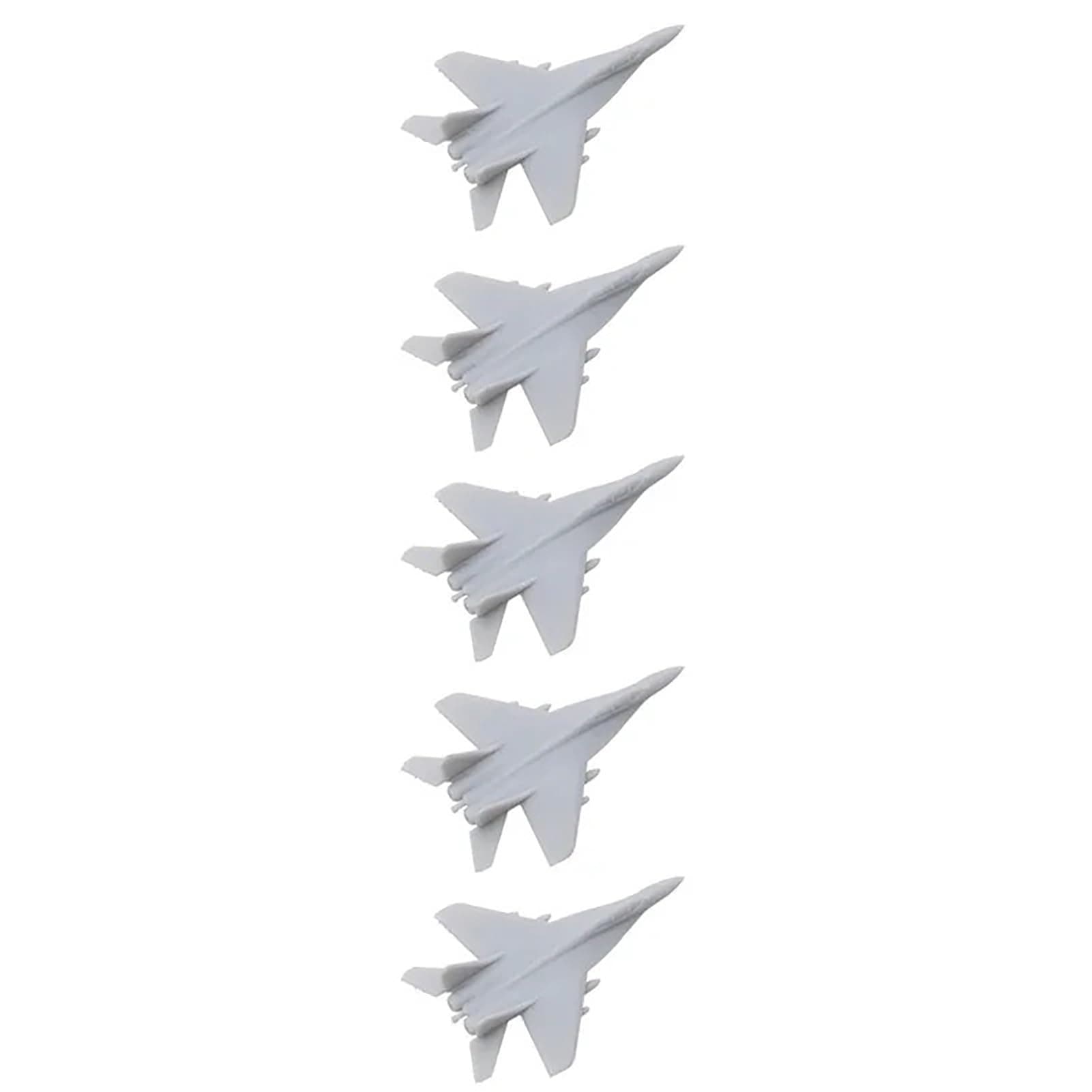 5PCS 1/2000-1/350 Scale DIY Model Russia Mig-29K Military Model Aircraft Warship Resin Assembly Militaire Helicopter Collection Parts(1/2000 (7mm))