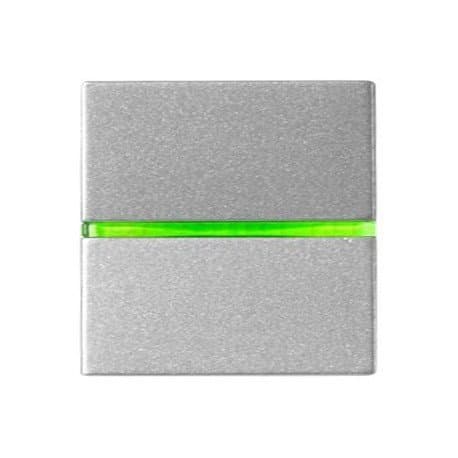 Niessen Zenit – Monopolar Switch with Pilot 2 Modules Zenit Silver