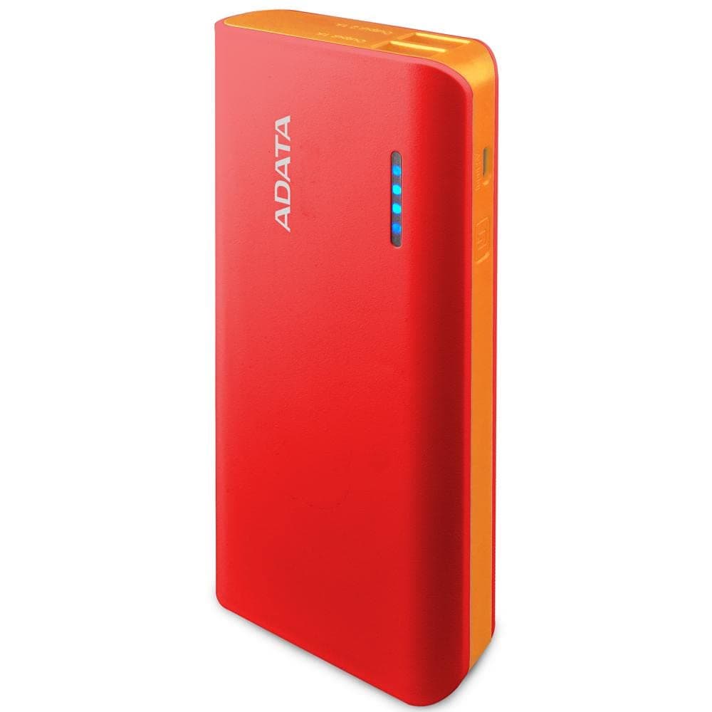 ADATA Powerbank PT100 Red/Orange 10000 mAh with Flashlight
