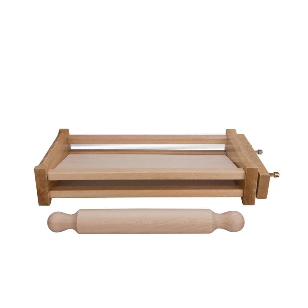 Eppicotispai "Chitarra" Pasta Cutter with 32cm/12.5-Inch Rolling Pin