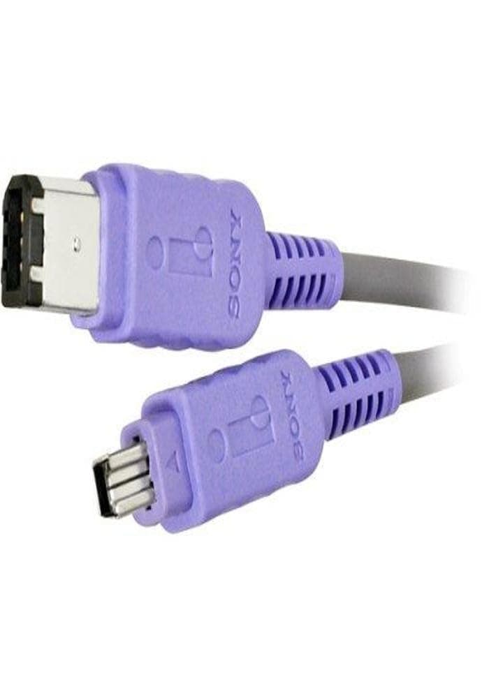 Sony VMC-IL4615 1.5 Meter i.LINK 4-Pin to 6-Pin Digital Video Transfer Cable for most Sony Camcorders