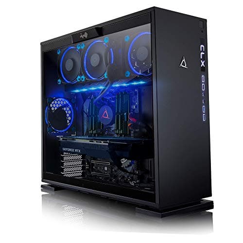 CLX SET Gaming Desktop PC AMD Ryzen Threadripper 2920X 3.5GHz (Max Boost 4.3GHz) 12-Core, X399, 32GB DDR4, GeForce RTX 2080 8GB, 960GB SSD + 6TB, Black Mid-Tower 4 Blue LED Fans, WiFi, Windows 10 Home