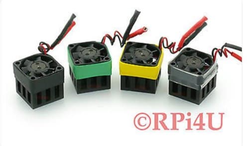 Raspberry Pi Model B+ Premium Aluminum Heatsink with Micro Fan