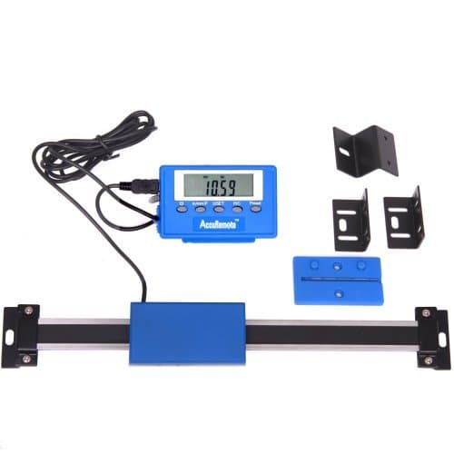 12" SUPER HIGH ACCURACY DIGITAL READOUT (DRO) WITH REMOTE READING Stainless Steel for Mill/Lathe