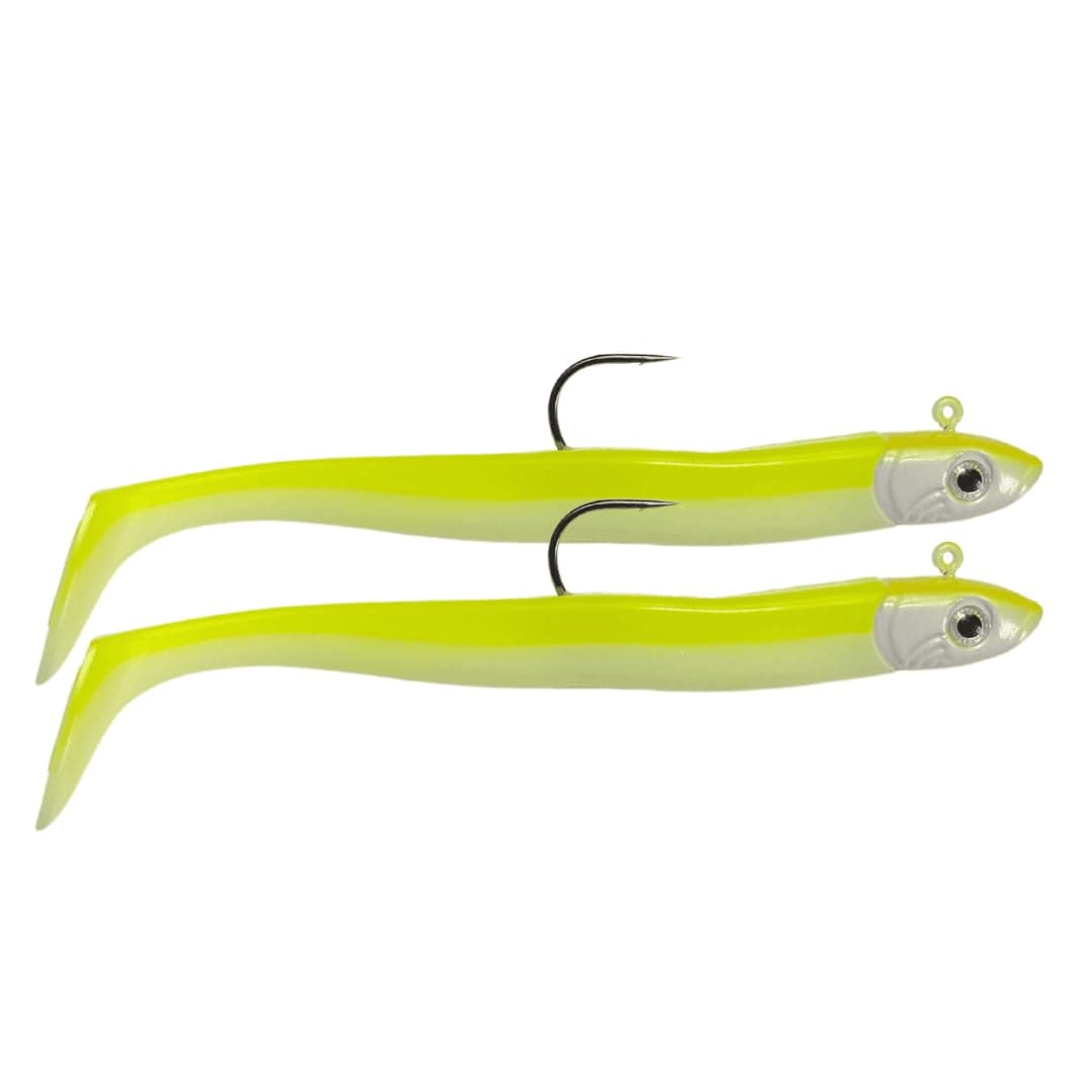 Lazy Lures Bomb Squad Lures (45g/16cm), 2 Per Pack Durable Soft Plastic Paddle Tailed Lures, Saltwater Lures. Perfect For Sea And Fresh Water Fishing, Catch Bass, Pollock, Cod and Mackerel