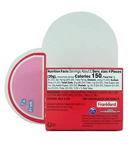 Assorted Valentines Day Gift Box with Milk Chocolate Hearts, Pack of 2