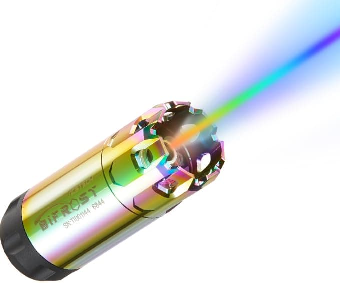 Lancer Tactical w/Ace X Tech Special Edition Heat Gradation Color Scheme Bifrost Tracer Unit with Multi Color RGB Rainbow Flame Effect (Black & Rainbow)