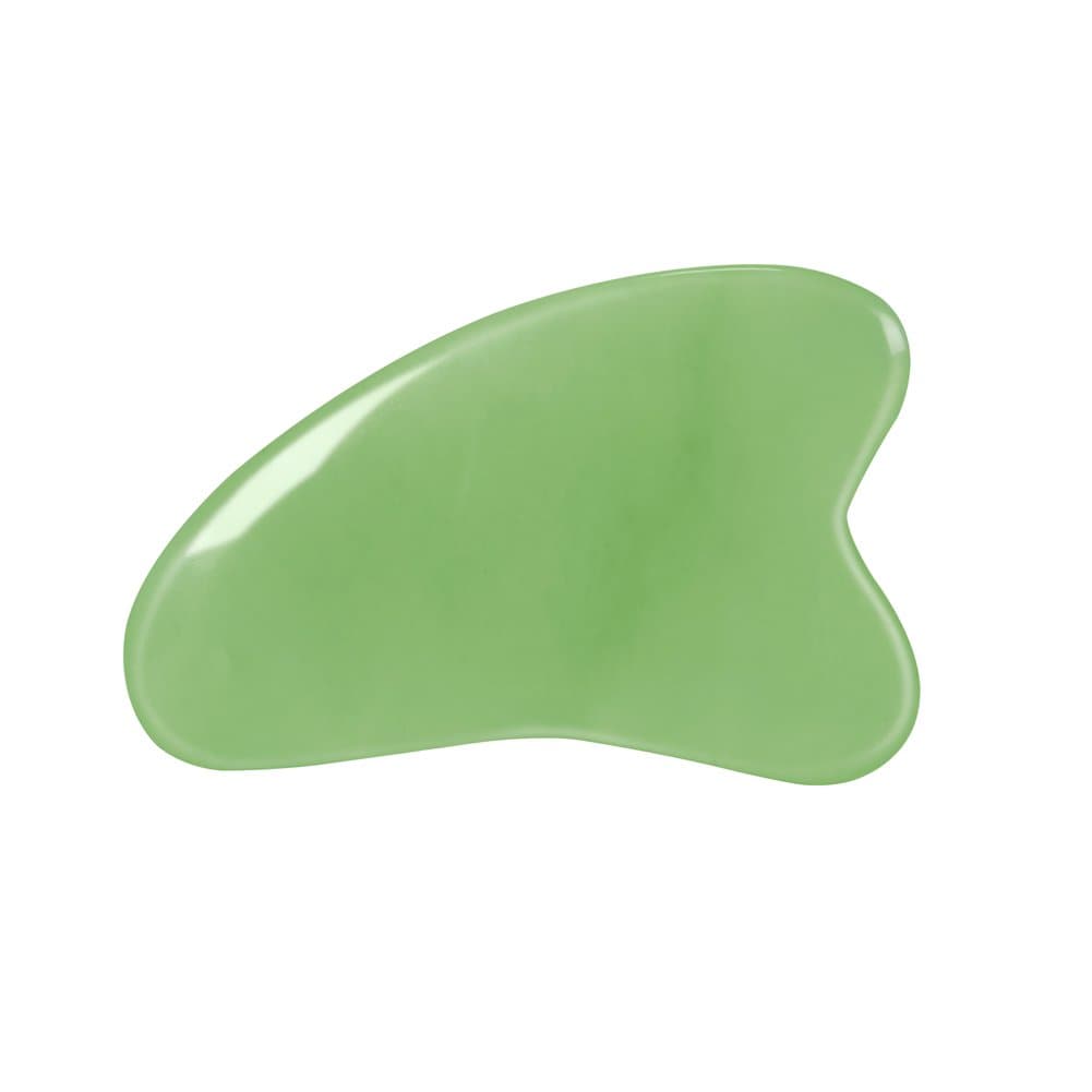 Jade Gua Sha Facial Tool Scraping Massage Stone Tools Set for Face Chinese Acupuncture Therapy Guasha Trigger Point Treatment on Face & Body