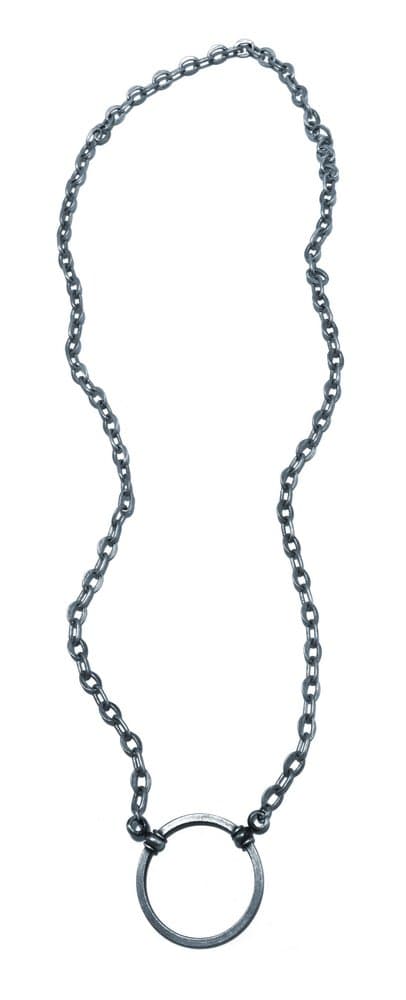 La LOOP« LOOOP Designer Eyeglass Necklace - Oval Link Chain with Antique Silver