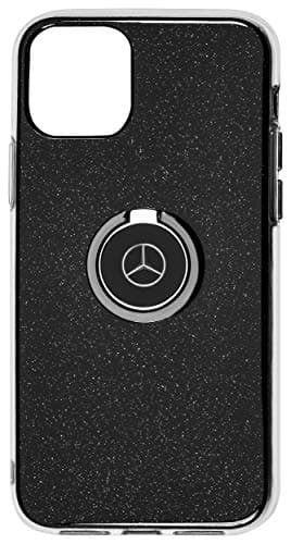 Mercedes-Benz Polycarbonate Case with Ring for iPhone 11 (Black/Transparent)