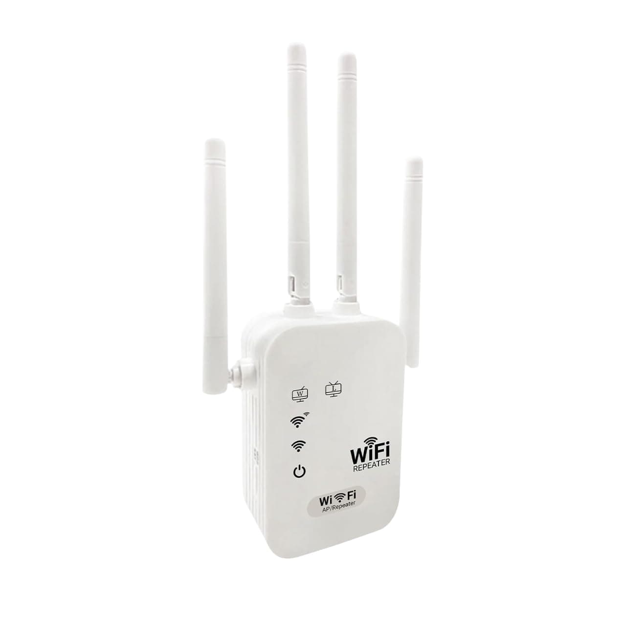 Single Band 2.4GHz WiFi Wireless Range Extender for Home | 300Mbps, Upto 10m Coverage, 10 Devices | Signal Repeater with 2 LAN Ports, 4 Antenna | Plug & Play |Router & Access Point Mode