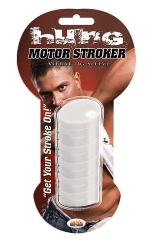 Hung Motor Stroker Vibrating Sleeve - Clear