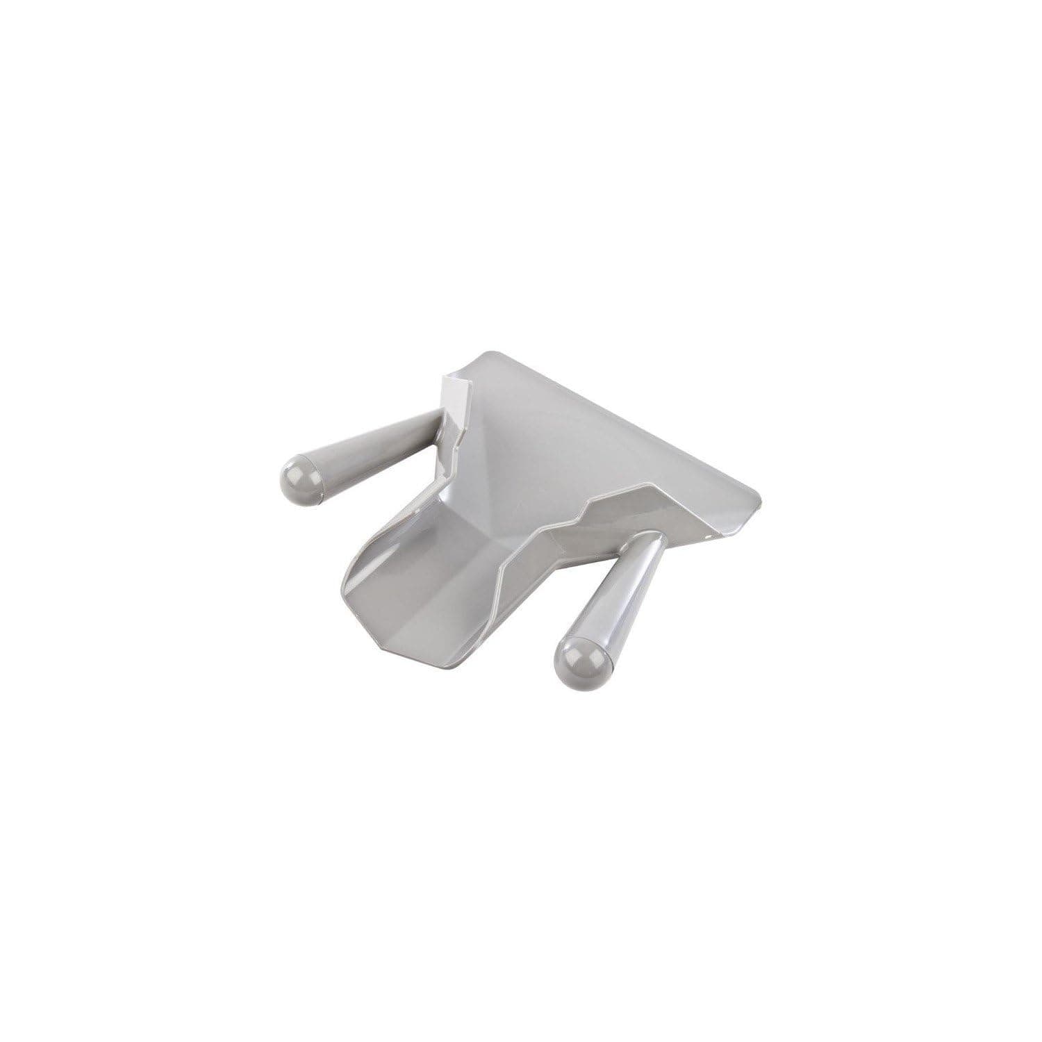 Vogue Dual Handle Chip Scoop, Grey, High Heat ABS Plastic, Large Opening for Fast Service, DP022