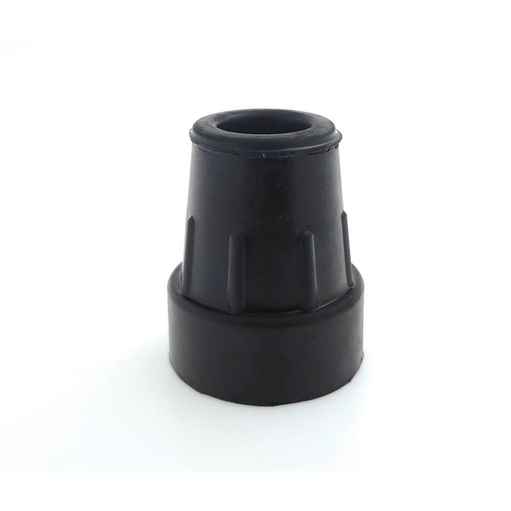 Qty: 4x 18/19mm 3/4" Rubber Ferrules For Walking Sticks - Black - By Lifeswonderful®