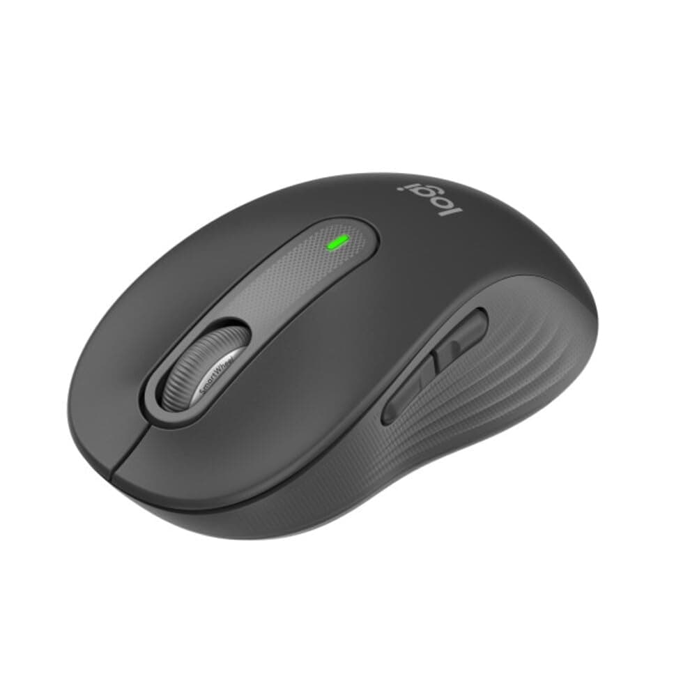 Logitech Signature M650 Wireless Mouse - For Small to Medium Sized Hands, 2-Year Battery, Silent Clicks, Customizable Side Buttons, Bluetooth, for PC/Mac/Multi-Device/Chromebook - Graphite