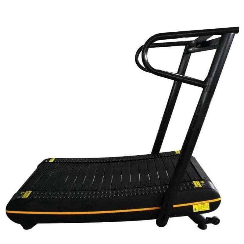 – Curved Manual Treadmill Self Powered Curved Running Machine Exercise Machine Home Treadmill LCD Display