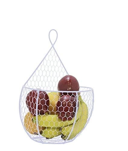 It's Useful. Hanging Display Storage Baskets - Wall Hanging Units for Flowers, Fruits and Veggies, Decorations, and More