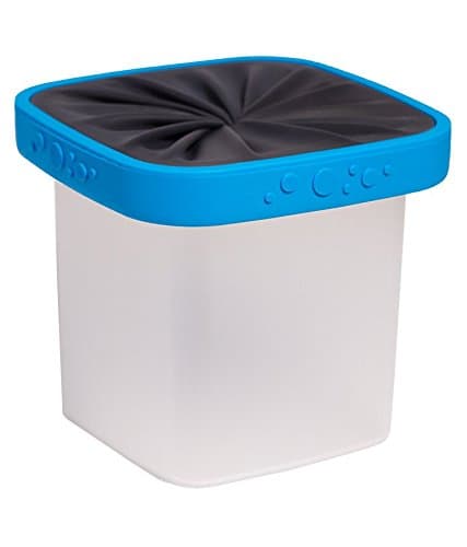 Storage Container - Unique, Innovative, Stylish, Leak-Proof, Lidless Design - BPA Free (Lucie Blue)