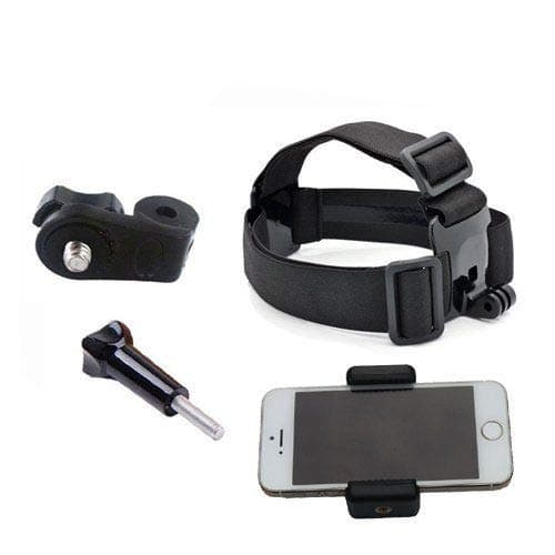 Multi-function Adjustable Belt Cellphone Selfie Head Mount Strap for Gopro Hero/Sony Action Cam/iPhone 15 14 3 12 11 Pro Max XR XS Max Xs X 8 7 6 Plus/Samsung LG Huawei