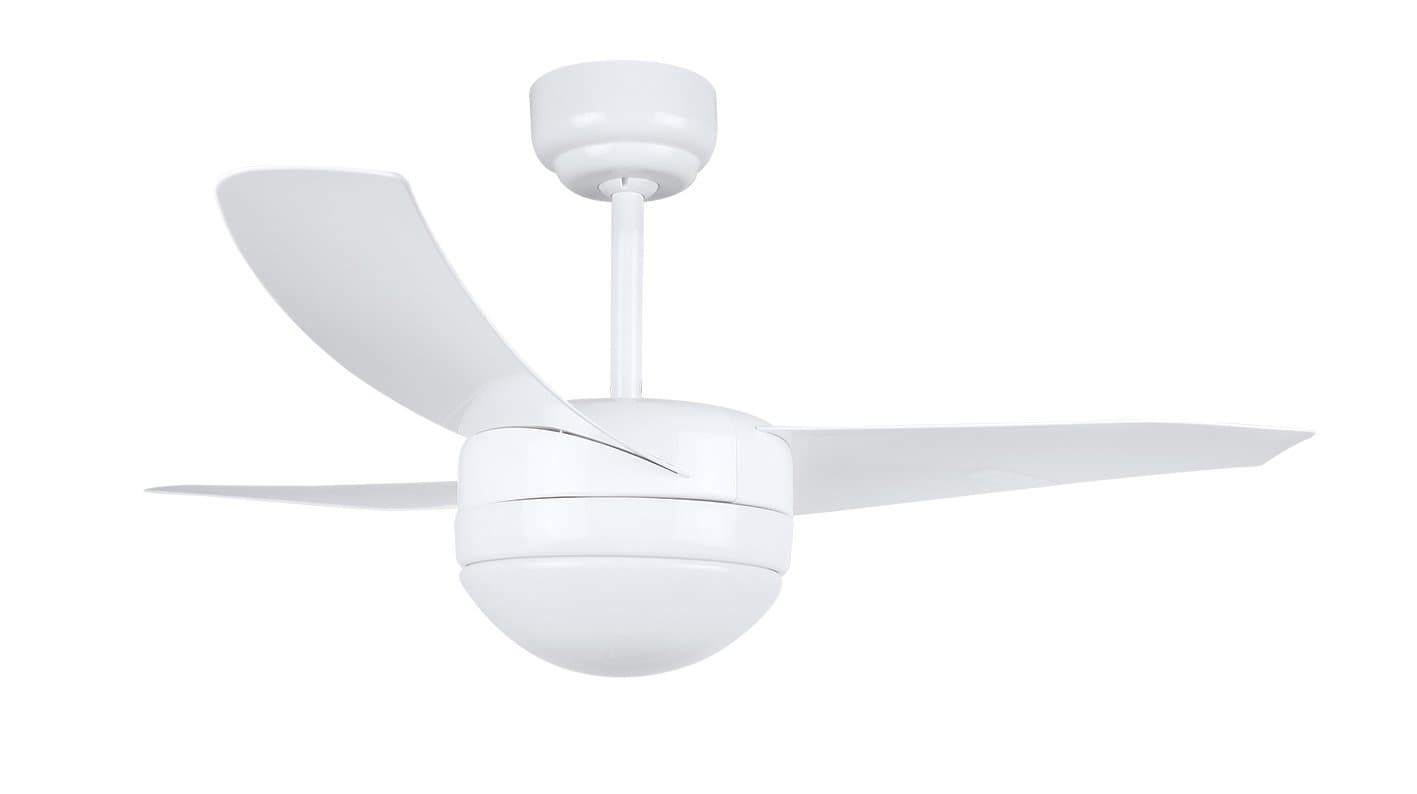 Orbegozo CP 88105 Ceiling Fan with Remote Control and Light, 3 Blades, 105 cm Diameter, 60 W Power and 3 Speeds, White