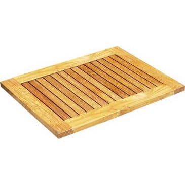 Premium Teak Shower Tile with Frame in 18" X 24"