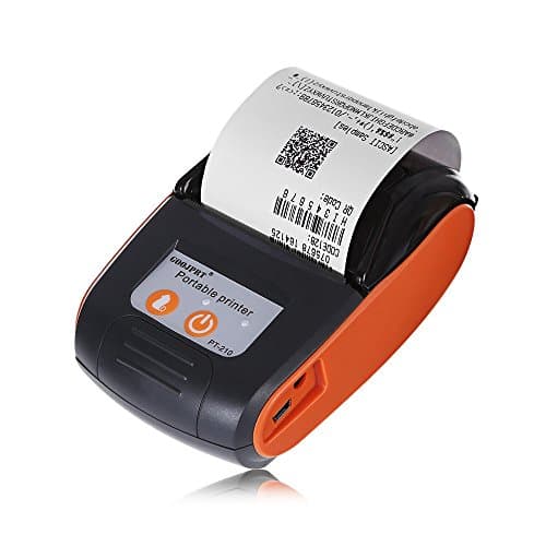Mini Wireless Thermal Printer, EARME 58mm Portable USB Receipt Ticket Printer POS Compatible with iOS, Android&Windows