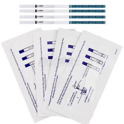 15X Extra Width (3.5mm Wide) Early High Sensitivity Pregnancy Test Strips Individually Sealed CE-Approved