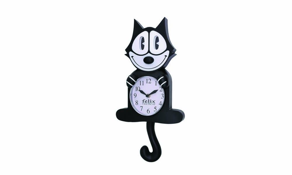 FELIX THE CAT ANIMATED CLOCK
