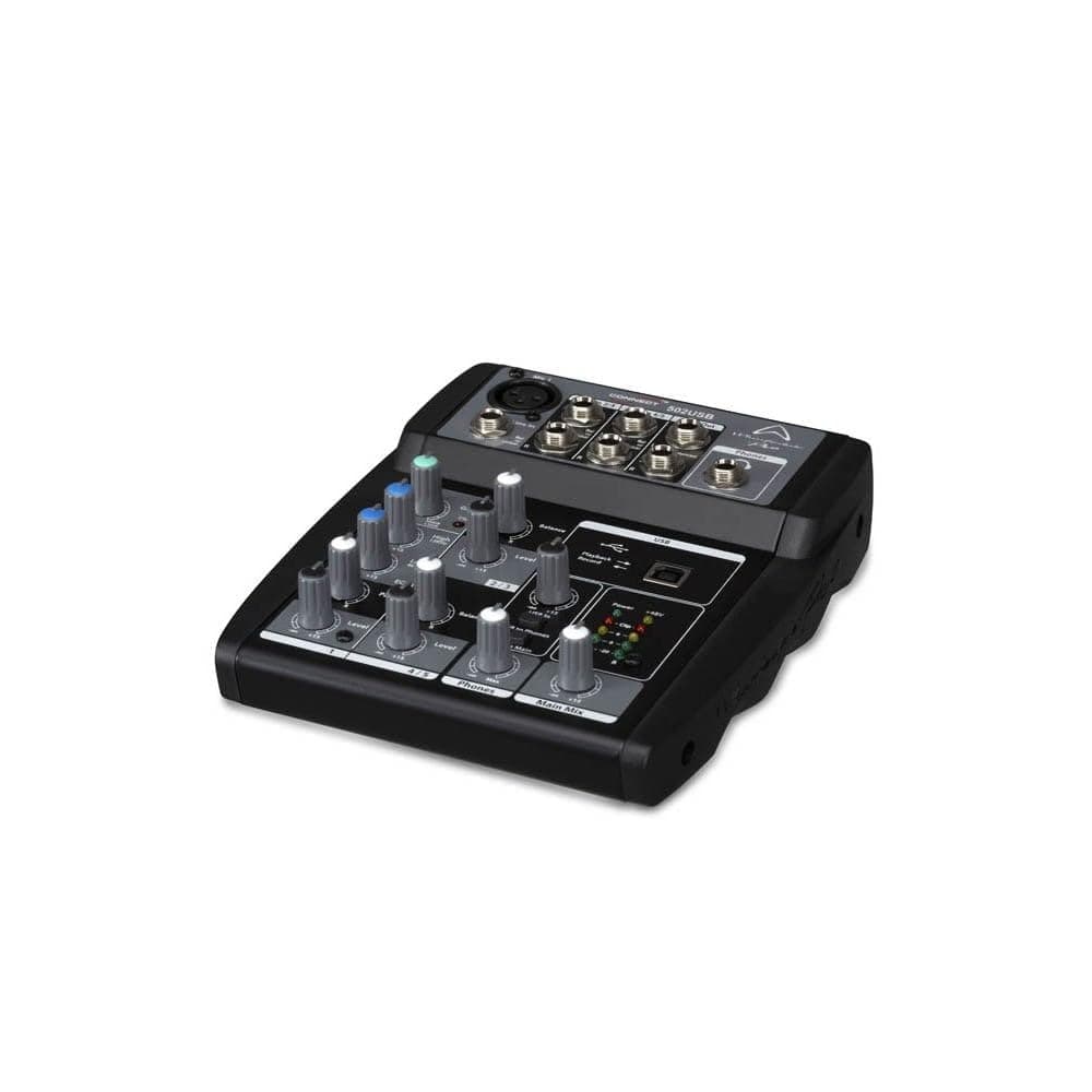 Wharfedale Pro Connect 502 USB Mini Mixer with USB and 48V Phantom Power
