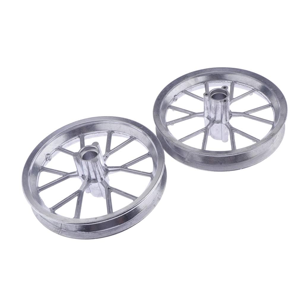 perfk 1 Pair Aluminum 12 1/2 x 2.75 Wheel Rim Rear/Front Replaces for 49CC Mini Moto Pocket Dirt Bike Repair Part, 8.27 inch/210mm, Silver