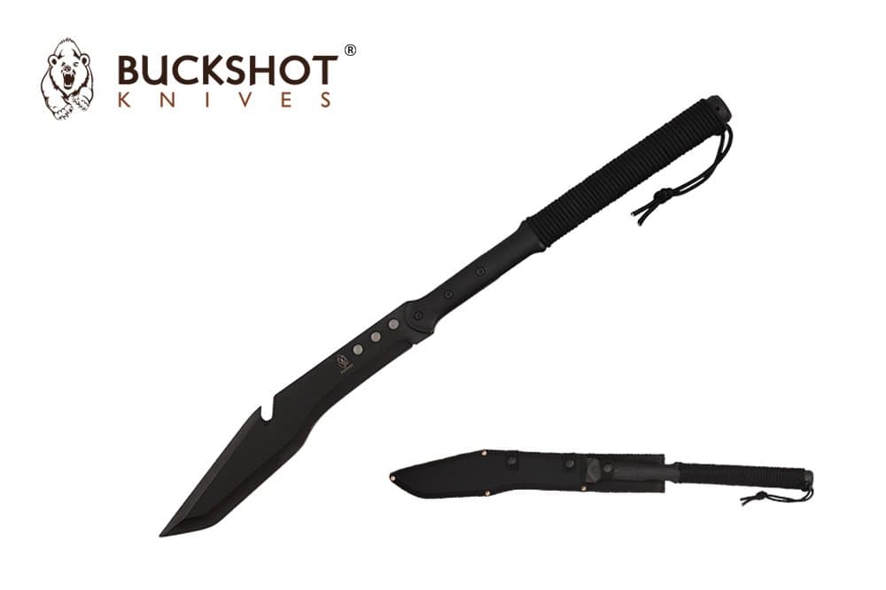 HBK02 Machete with Paracord Handle and Sheath, 27"