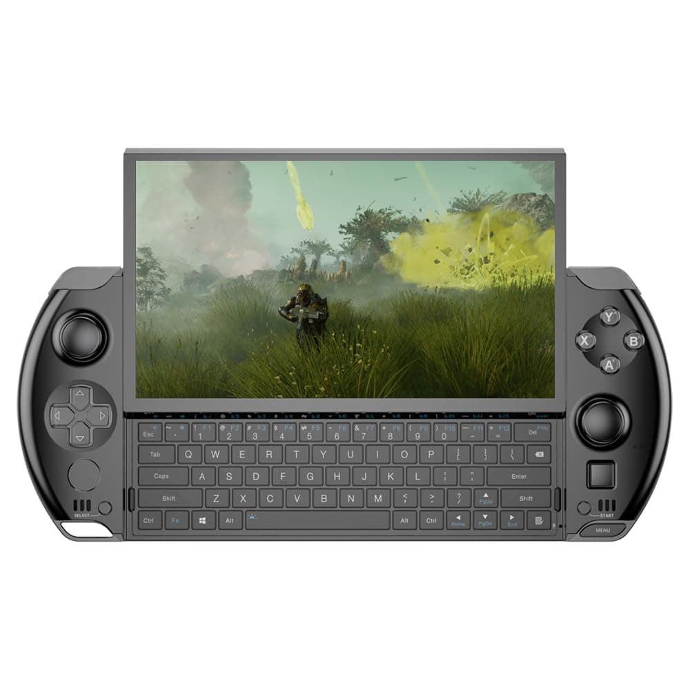 GPD Win 4 2024 Handheld Gaming PC with AMD Ryzen 7 8840U, 8C/16T, 5.1GHz, Radeon 780M, 32GB LPDDR5X RAM, 1TB SSD, 6" 1080P Display, OcuLink Slide up Backlit Keyboard, the Best Portable Gaming Console