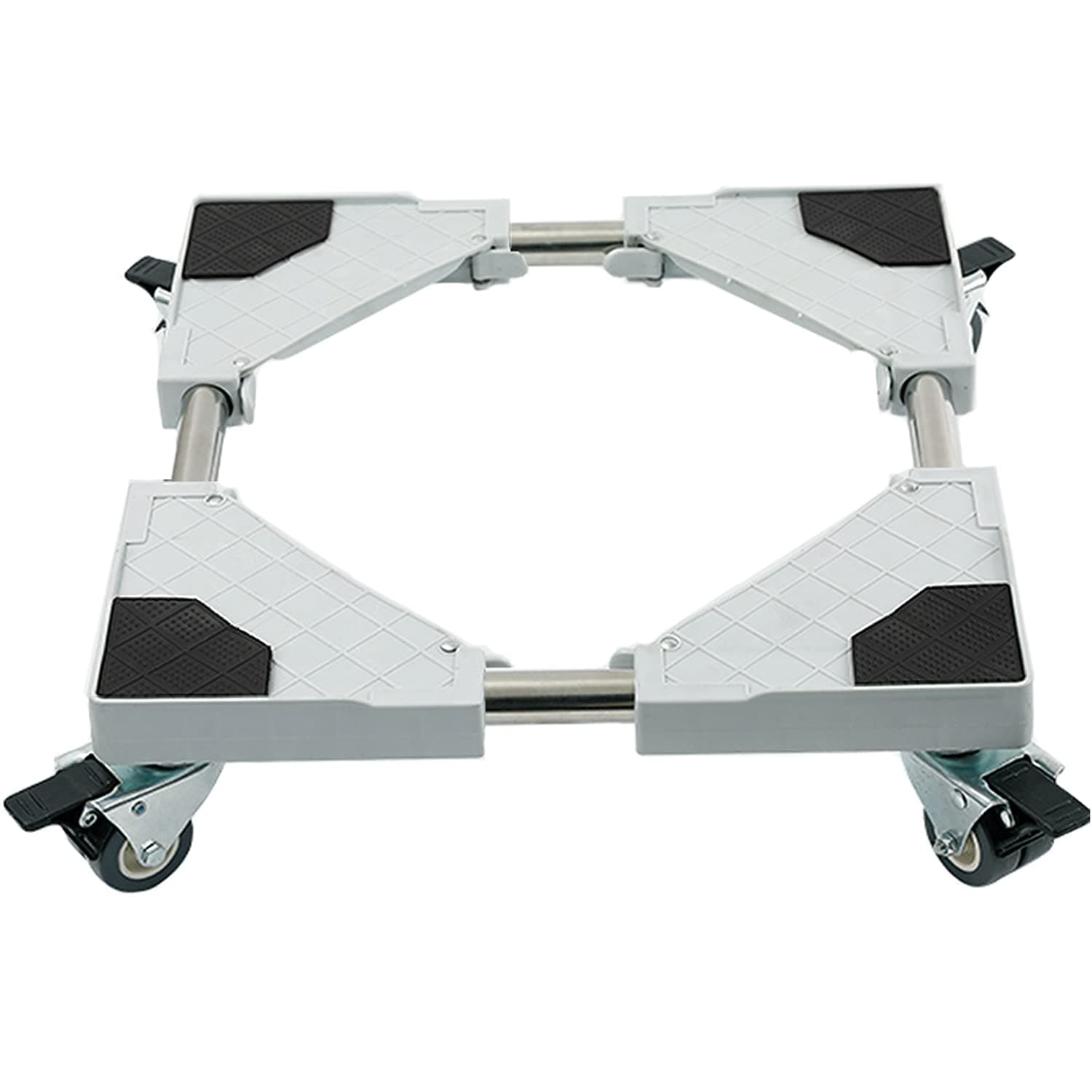 Multi-Functional Furniture Dolly Roller Base Adjustable Movable Base Refrigerator Stand for Washing Machine Refrigerator and Dryer (4 Wheel)