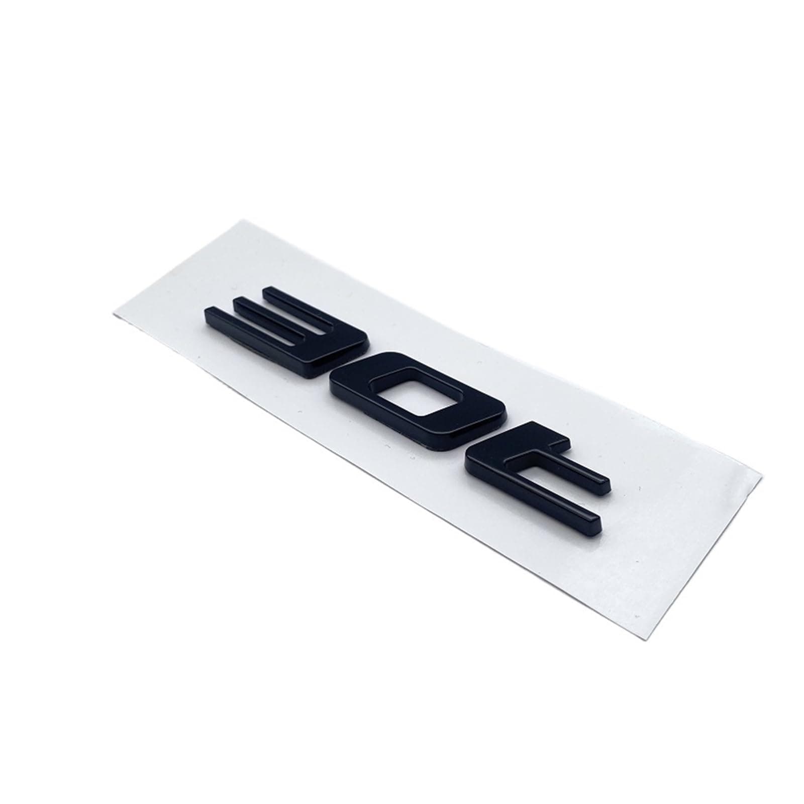 Letter Emblem Chrome Glossy Black ABS 3.0 5. V6 V8 20T 25T 30T 35T Fit for Jaguar XJ F-Type F-PACE E-PACE Badge Trunk Logo(Glossy Black 30T)