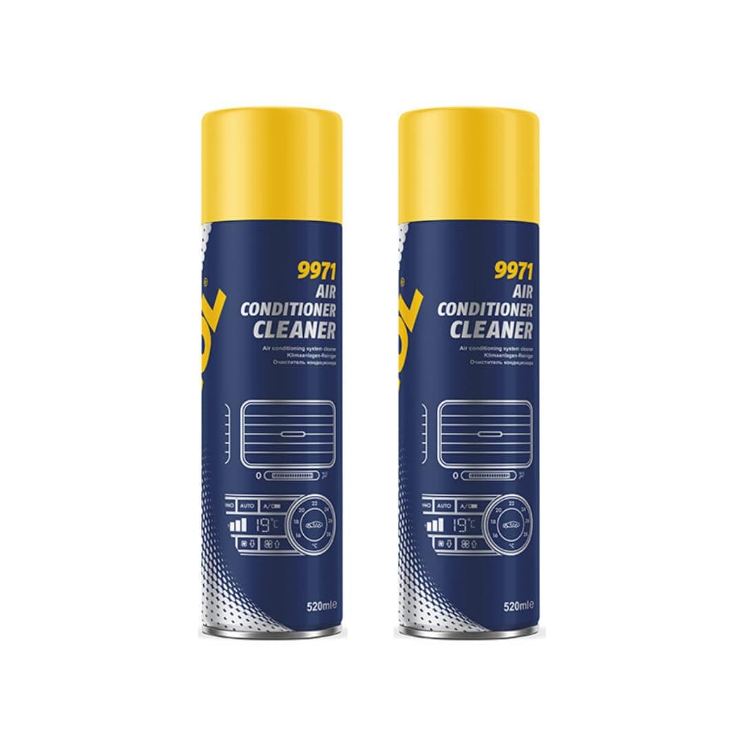 Mannol HTE - Germany 2 Pack 9971 - Air Conditioner A/C cleaner Foam - 520 ml
