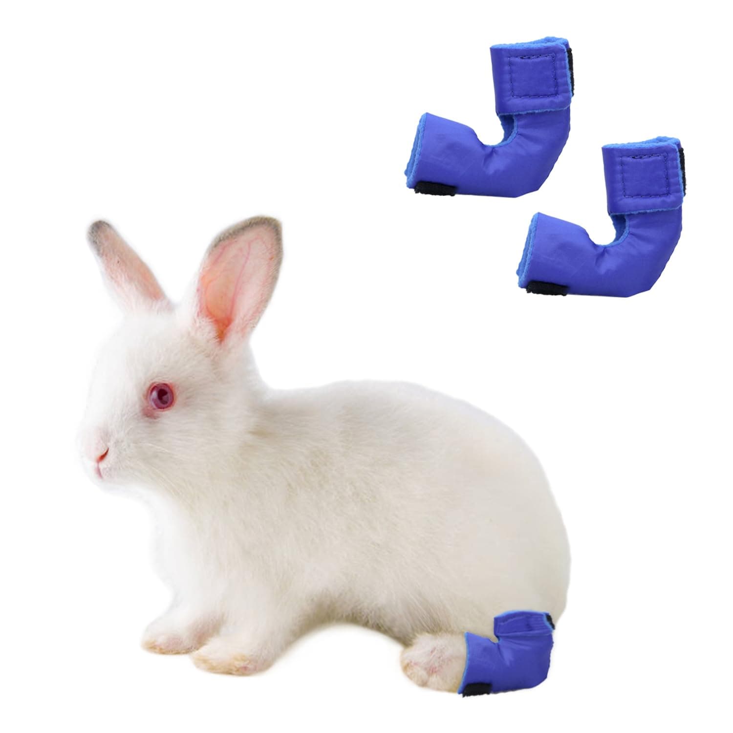 Mini Rex Rabbit Hock Socks Water Resistant Bunny Sock for Sore Hocks Elbow Protective for Bunny Recovery and Relief Wound Pain Waterproof Extra Small Rabbits