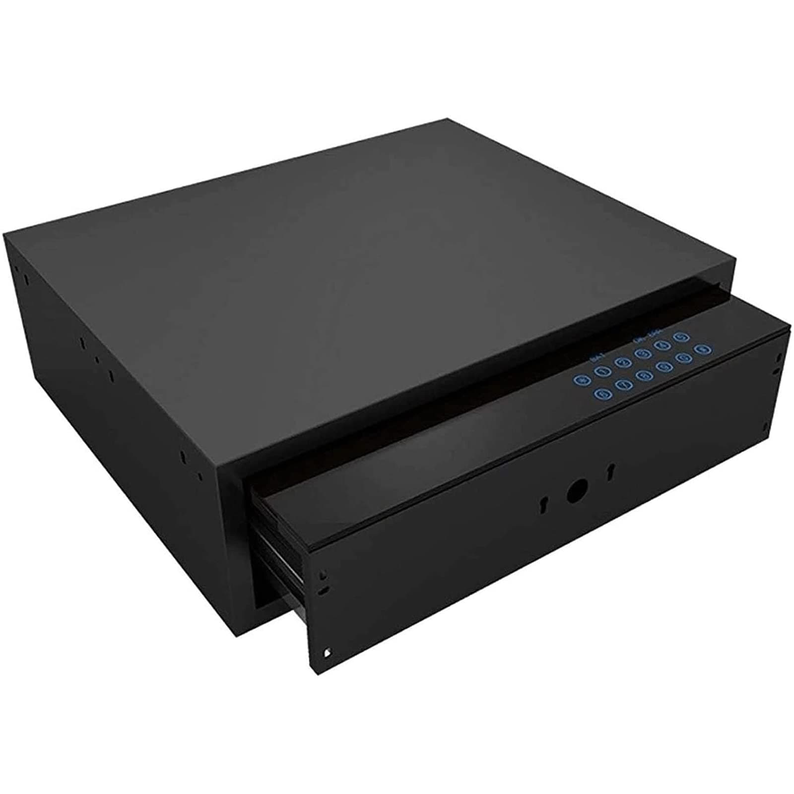 Safe Drawer Safe, Made Of Multi- Layer Steel Casting,Fully Tempered Display Panel Drawer Depository Safe,Protect Your Valuables From Damage,Suitable for Home and Hotel Ect